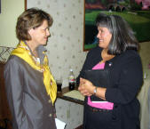 Tonya with former Indiana Secetary of Commerce Pat Miller